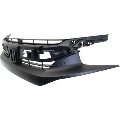 Rareelectrical - New Textured Black Grille Assembly Compatible With Honda Civic Ex-T 4 Cyl 1.5L Civic Touring 4 Cyl - Image 2
