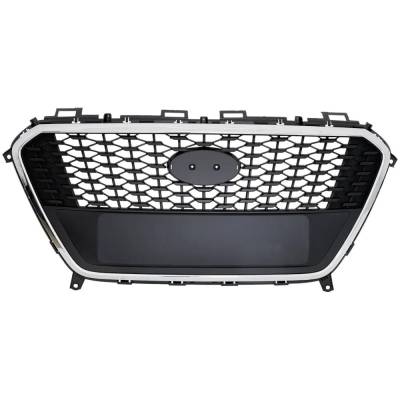 Rareelectrical - New Grille Assembly Compatible With Hyundai Sonata Hybrid 4 Cyl 2.0L Sonata Hybrid Se 4 Cyl 2.0L - Image 2