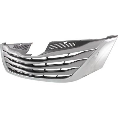 Rareelectrical - Chrome Shell Grille Assembly Compatible With Toyota Sienna Xle 6 Cyl 3.5L 2015-2017 By To1200399 - Image 2