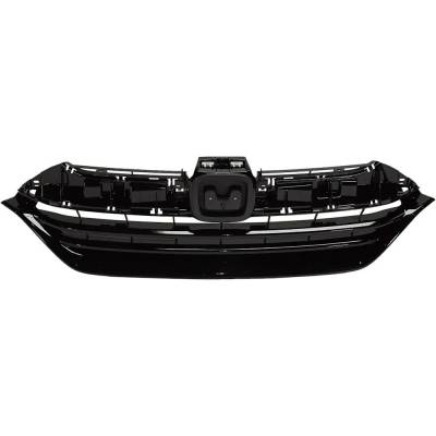 Rareelectrical - Painted Black Grille Assembly Compatible With Honda Cr-V Lx 4 Cyl 1.5L Cr-V Lx 4 Cyl 2.4L 2017-2019 - Image 1