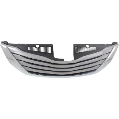 Rareelectrical - Chrome Shell Grille Assembly Compatible With Toyota Sienna Xle 6 Cyl 3.5L 2015-2017 To1200399 - Image 4
