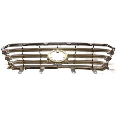 Rareelectrical - Silver Insert Grille Assembly Compatible With Toyota Highlander Limited 6 Cyl 3.5L 2008-2010 By - Image 4
