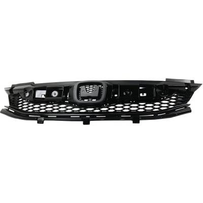 Rareelectrical - New Painted Black Grille Assembly Compatible With Honda Accord Lx-S 4 Cyl 2.4L Accord Ex 4 Cyl 2.4L - Image 4