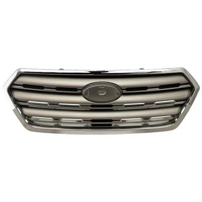 New Painted Silver Grille Assembly Compatible With Subaru Outback 3.6R Touring 6 Cyl 3.6L Outback