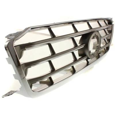 Rareelectrical - Silver Insert Grille Assembly Compatible With Toyota Highlander Limited 6 Cyl 3.5L 2008-2010 - Image 3