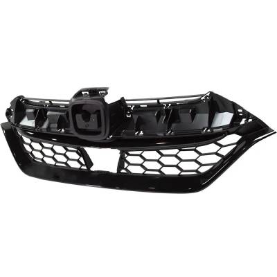 Rareelectrical - New Textured Gray Grille Assembly Compatible With Honda Cr-V Ex-L 4 Cyl 1.5L Cr-V Touring 4 Cyl 1.5L - Image 3