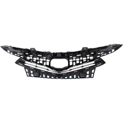 Rareelectrical - New Textured Black Grille Assembly Compatible With Toyota Prius V Three 4 Cyl 1.8L Prius V Five 4 - Image 5