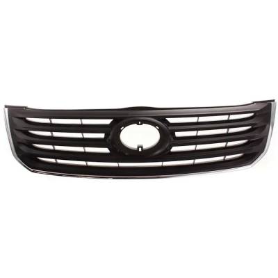 Textured Black Grille Assembly Compatible With Toyota Avalon Xl 6 Cyl 3.5L 2008-2010 By To1200309