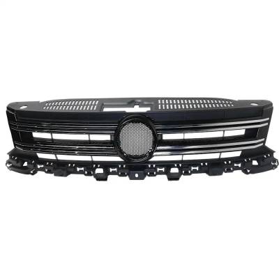 New Textured Black Grille Assembly Compatible With Volkswagen Tiguan Wolfsburg Edition 4 Cyl 2.0L