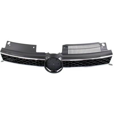 Rareelectrical - New Black Grille Assembly Compatible With Volkswagen Gti Driver's Edition 4 Cyl 2.0L Gti Base 4 Cyl - Image 4