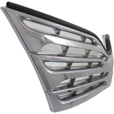 Rareelectrical - New Chrome Grille Assembly Compatible With Toyota Venza Awd V6 6 Cyl 3.5L Venza Base 6 Cyl 3.5L - Image 3
