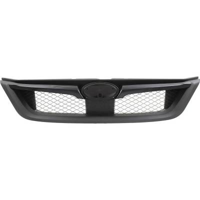 New Painted Black Grille Assembly Compatible With Subaru Impreza Wrx Limited 4 Cyl 2.5L Wrx Sti Base