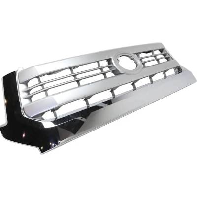 Rareelectrical - New Painted Silver Grille Assembly Compatible With Toyota Tundra 1794 Edition 8 Cyl 5.7L 2014-2015 - Image 3