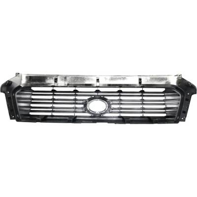 Rareelectrical - Painted Silver Shell Grille Assembly Compatible With Toyota Tundra Limited 8 Cyl 5.7L 2014-2017 - Image 5