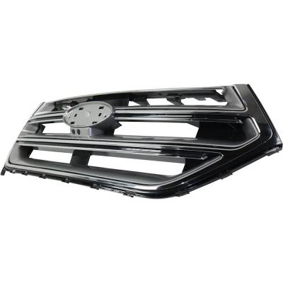 Rareelectrical - New Textured Black Grille Assembly Compatible With Ford Edge Titanium 4 Cyl 2.0L Edge Titanium 6 Cyl - Image 3