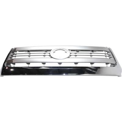 Painted Silver Grille Assembly Compatible With Toyota Tundra 1794 Edition 8 Cyl 5.7L 2014-2015 By
