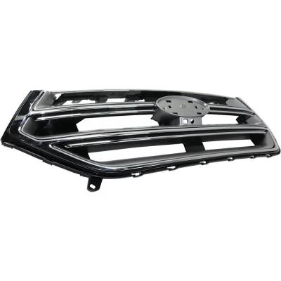 Rareelectrical - Textured Black Grille Assembly Compatible With Ford Edge Titanium 4 Cyl 2.0L Edge Titanium 6 Cyl - Image 2