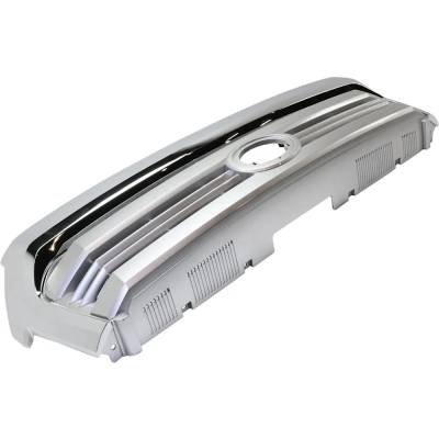 Rareelectrical - Painted Silver Shell Grille Assembly Compatible With Toyota Tundra 1794 Edition 8 Cyl 5.7L 2014-2015 - Image 2