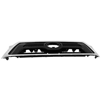 Rareelectrical - New Chrome Shell Grille Assembly Compatible With Toyota Tacoma Pre Runner 6 Cyl 4.0L Tacoma X-Runner - Image 5