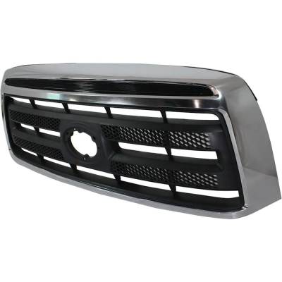 Rareelectrical - New Textured Black Grille Assembly Compatible With Toyota Tundra Base 8 Cyl 5.7L Tundra Base 8 Cyl - Image 2