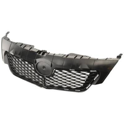 Rareelectrical - New Textured Black Grille Assembly Compatible With Toyota Corolla Xle 4 Cyl 1.8L Corolla Base 4 Cyl - Image 2