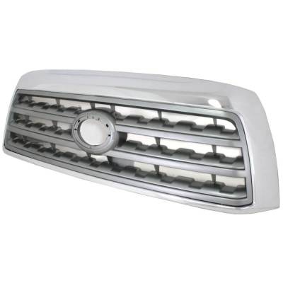 Rareelectrical - New Silver Insert Grille Assembly Compatible With Toyota Sequoia Platinum 8 Cyl 5.7L Sequoia Limited - Image 2