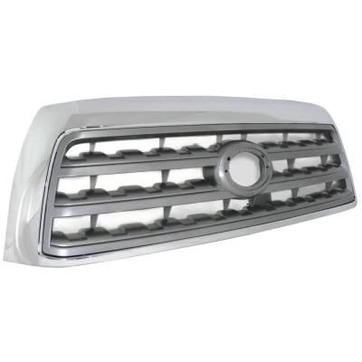 Rareelectrical - New Silver Insert Grille Assembly Compatible With Toyota Sequoia Platinum 8 Cyl 5.7L Sequoia Limited - Image 3