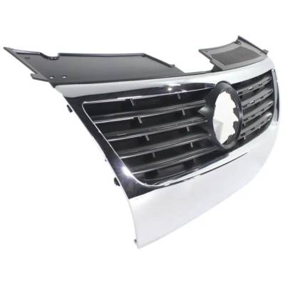 Rareelectrical - New Chrome Shell Grille Assembly Compatible With Volkswagen Passat Turbo 4 Cyl 2.0L Passat Vr6 6 Cyl - Image 3