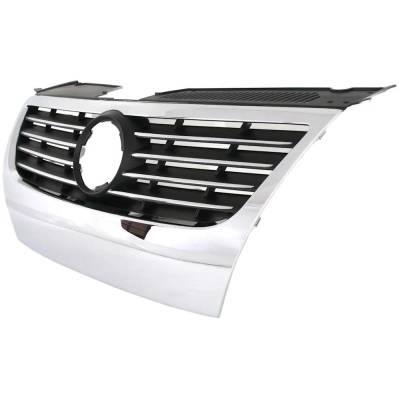 Rareelectrical - New Chrome Shell Grille Assembly Compatible With Volkswagen Passat Turbo 4 Cyl 2.0L Passat Value - Image 2