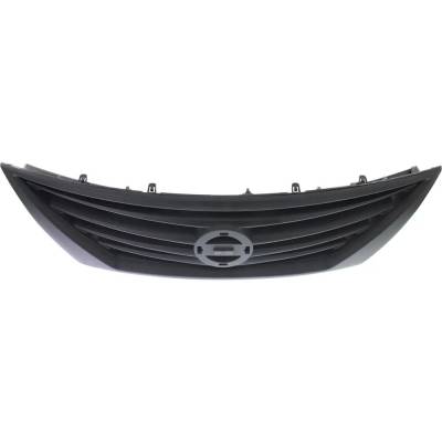 Rareelectrical - New Textured Gray Grille Assembly Compatible With Nissan Versa 1.6 Sv 4 Cyl 1.6L Versa 1.6 Sl 4 Cyl - Image 4