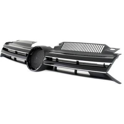 Rareelectrical - New Textured Black Grille Assembly Compatible With Volkswagen Golf Sportline 5 Cyl 2.5L Golf - Image 2