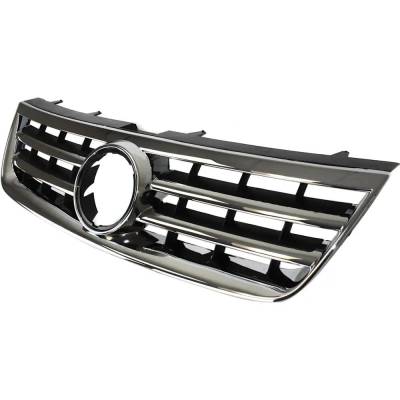 Rareelectrical - New Chrome Shell Grille Assembly Compatible With Volkswagen Touareg Base 8 Cyl 4.2L Touareg Tdi 10 - Image 2