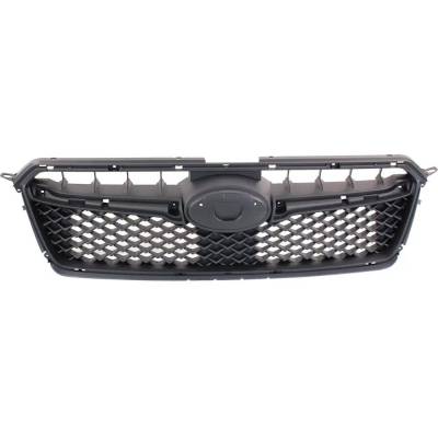 New Textured Black Grille Assembly Compatible With Subaru Impreza Limited 4 Cyl 2.0L Impreza Premium