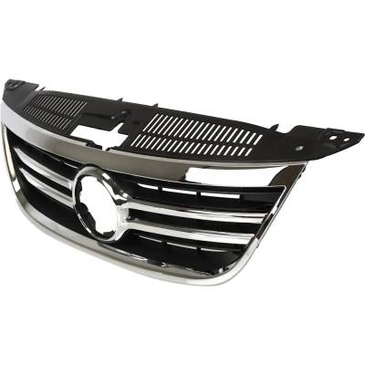 Rareelectrical - New Chrome Shell Grille Assembly Compatible With Volkswagen Tiguan Comfortline 4 Cyl 2.0L Tiguan S 4 - Image 2
