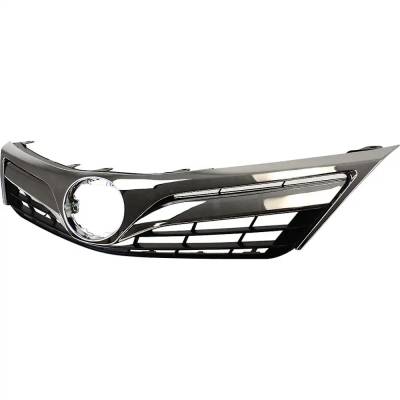 Rareelectrical - New Painted Black Grille Assembly Compatible With Toyota Camry Xle 6 Cyl 3.5L Camry Le 4 Cyl 2.5L - Image 2