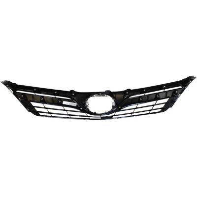 Rareelectrical - New Painted Black Grille Assembly Compatible With Toyota Camry Xle 6 Cyl 3.5L Camry Le 4 Cyl 2.5L - Image 5