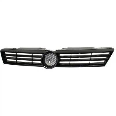 New Black Grille Assembly Compatible With Volkswagen Jetta Comfort 4 Cyl 1.8L Jetta Sportline 5 Cyl