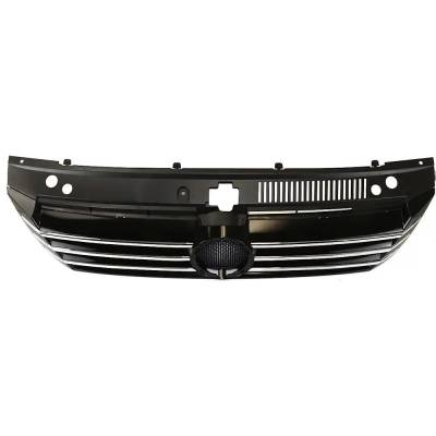 Rareelectrical - New Painted Black Grille Assembly Compatible With Volkswagen Passat Trendline 4 Cyl 1.8L Passat - Image 4