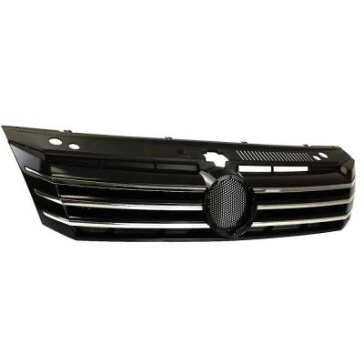 Rareelectrical - New Painted Black Grille Assembly Compatible With Volkswagen Passat Highline 4 Cyl 1.8L Passat - Image 3