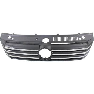 Rareelectrical - New Painted Black Grille Assembly Compatible With Volkswagen Passat Trendline 5 Cyl 2.5L Passat - Image 4