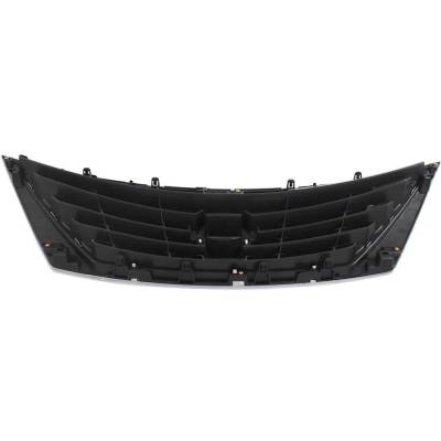 Rareelectrical - New Textured Gray Grille Assembly Compatible With Nissan Versa 1.6 S Plus 4 Cyl 1.6L Versa 1.6 Sv 4 - Image 5