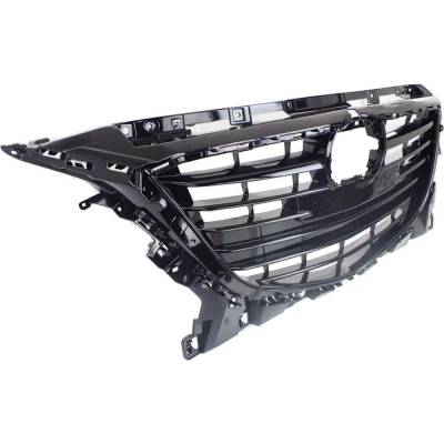 Rareelectrical - New Black Grille Assembly Compatible With Mazda 3 Gx 4 Cyl 2.0L 3 I Sv 4 Cyl 2.0L 3 Sport Gx 4 Cyl - Image 3