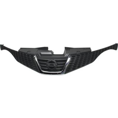 Rareelectrical - New Painted Black Grille Assembly Compatible With Nissan Juke Sv 4 Cyl 1.6L Juke Sl 4 Cyl 1.6L Juke - Image 4