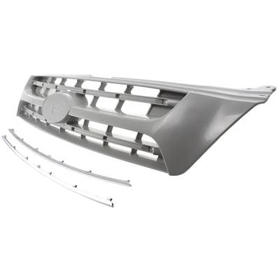 Rareelectrical - New Upper Grille Assembly Compatible With Kia Sedona Ex 6 Cyl 3.8L Sedona Base 6 Cyl 3.8L Sedona Ex - Image 2