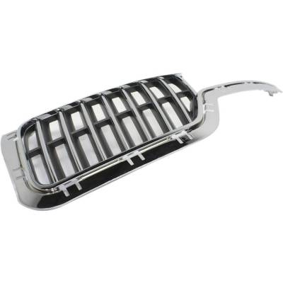 Rareelectrical - New Chrome Shell Grille Assembly Compatible With Lincoln Mkz Base 6 Cyl 3.5L 2010-2012 By Ah6z8200ba - Image 2