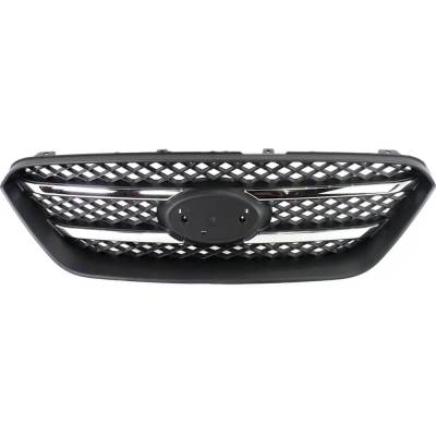 New Chrome Molding Grille Assembly Compatible With Kia Rondo Lx 6 Cyl 2.7L Rondo Ex 6 Cyl 2.7L 2010