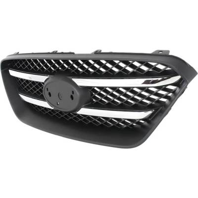 Rareelectrical - New Chrome Molding Grille Assembly Compatible With Kia Rondo Lx 6 Cyl 2.7L Rondo Ex 6 Cyl 2.7L 2010 - Image 2