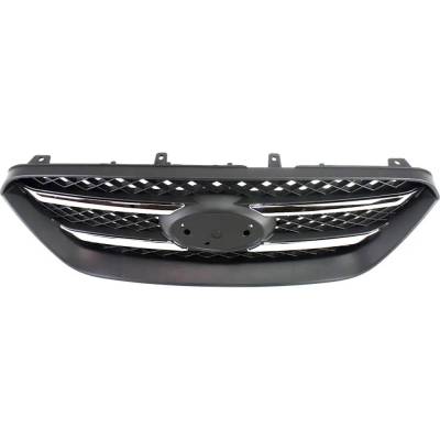 Rareelectrical - New Chrome Molding Grille Assembly Compatible With Kia Rondo Lx 6 Cyl 2.7L Rondo Ex 6 Cyl 2.7L 2010 - Image 4