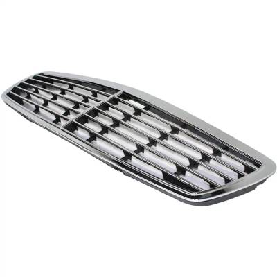 Rareelectrical - New Chrome Shell Grille Assembly Compatible With Mercedes Benz E320 4Matic 6 Cyl 3.2L E320 Base 6 - Image 2
