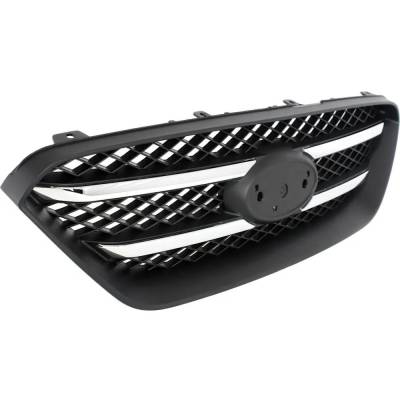 Rareelectrical - New Chrome Molding Grille Assembly Compatible With Kia Rondo Lx 4 Cyl 2.4L Rondo Ex 6 Cyl 2.7L Rondo - Image 3